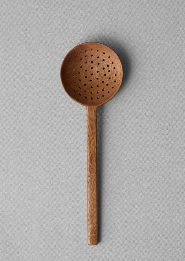 Best Acacia Wood Slotted Spoon Tableware