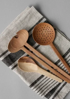 Best Acacia Wood Slotted Spoon Tableware