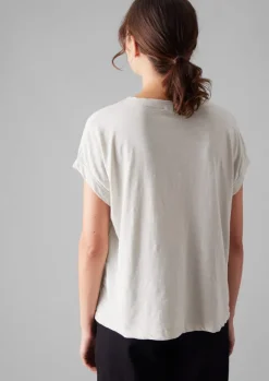 New Alda Organic Cotton Easy Tee Women Jersey|Tops & Tees