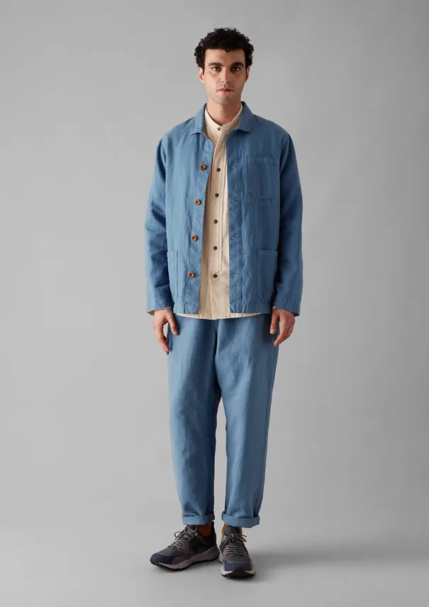 Online Alfie Garment Dyed Herringbone Trousers Workwear|Trousers
