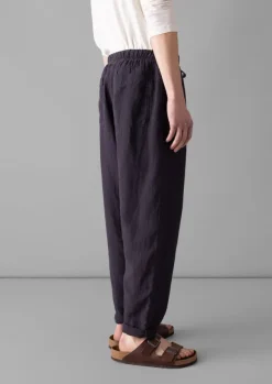 Best Alfie Garment Dyed Linen Trousers Trousers