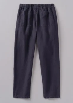 Best Alfie Garment Dyed Linen Trousers Trousers