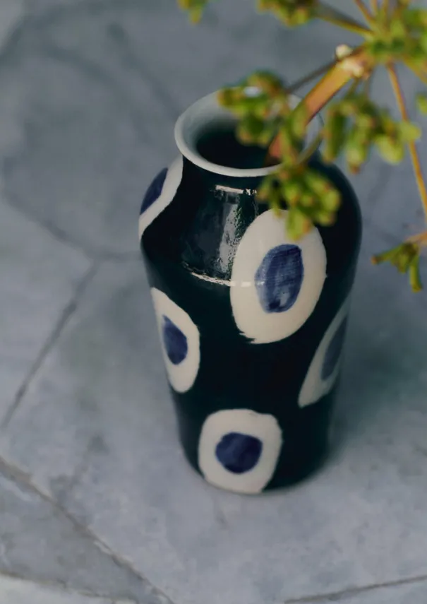 Best Ali Hewson Cobalt Dash Vase Decorative Pieces|Ceramics