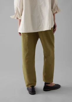 Clearance Alix Cotton Check Trousers Women Linen|Trousers