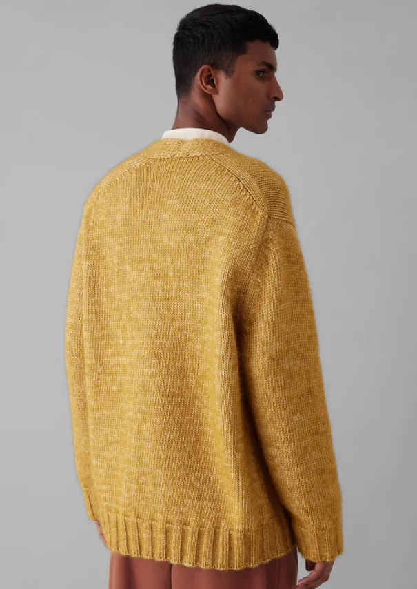 Clearance Alpaca Wool V-Neck Cardigan Knitwear