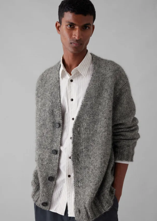 Online Alpaca Wool V-Neck Cardigan Knitwear