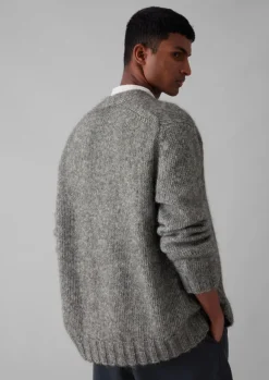Online Alpaca Wool V-Neck Cardigan Knitwear