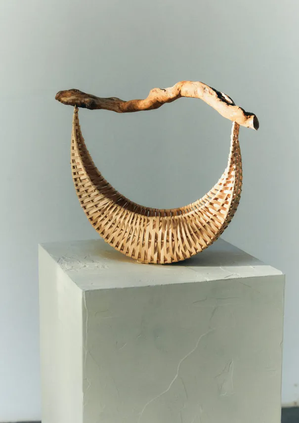 Amy Krone Crescent Basket Outdoor|Baskets