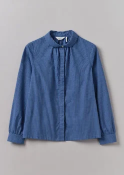 Clearance Anja Check Cotton Shirt Women Shirts|Tops & Tees