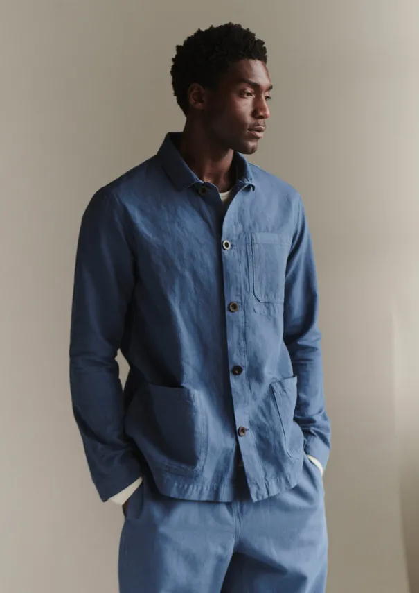 Outlet Arlo Garment Dyed Herringbone Jacket Workwear|Coats & Jackets