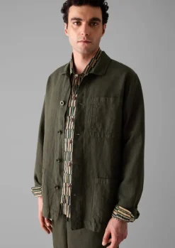Sale Arlo Garment Dyed Herringbone Jacket Workwear|Coats & Jackets
