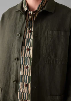 Sale Arlo Garment Dyed Herringbone Jacket Workwear|Coats & Jackets