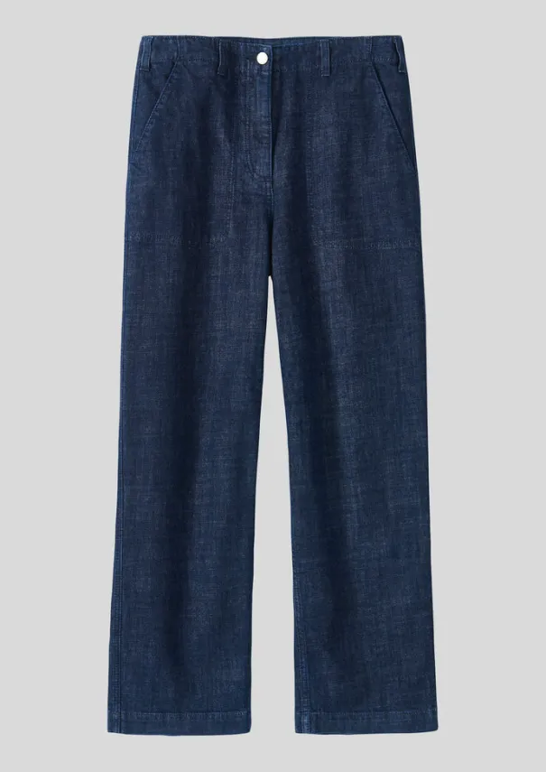 Clearance Ashley Organic Cropped Jeans Women Denim|Workwear