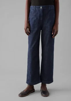 Clearance Ashley Organic Cropped Jeans Women Denim|Workwear
