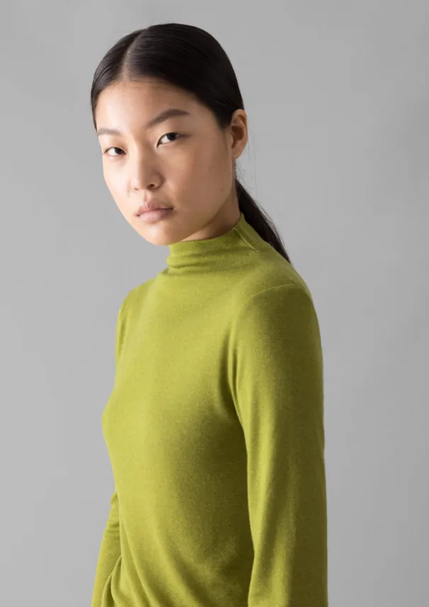 Outlet Aster Wool Lyocell High Neck Tee Women Jersey|Tops & Tees