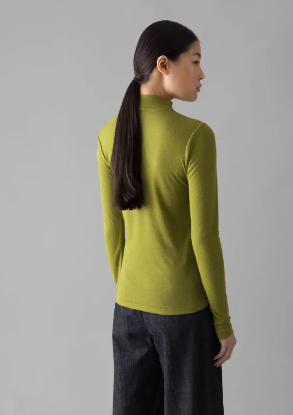 Outlet Aster Wool Lyocell High Neck Tee Women Jersey|Tops & Tees