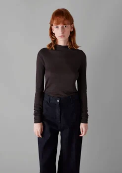 Outlet Aster Wool Lyocell High Neck Tee Women Jersey|Tops & Tees