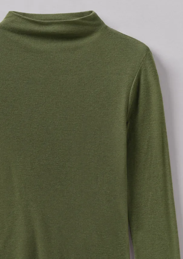 Sale Aster Wool Lyocell High Neck Tee Women Jersey|Tops & Tees