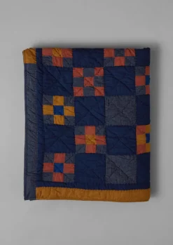 Astrid Check Patchwork Cotton Quilt Textiles|Blankets & Throws