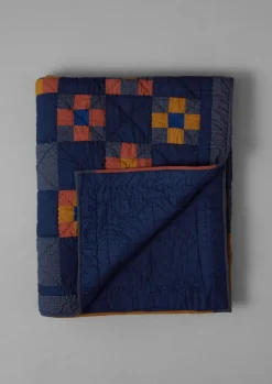 Astrid Check Patchwork Cotton Quilt Textiles|Blankets & Throws