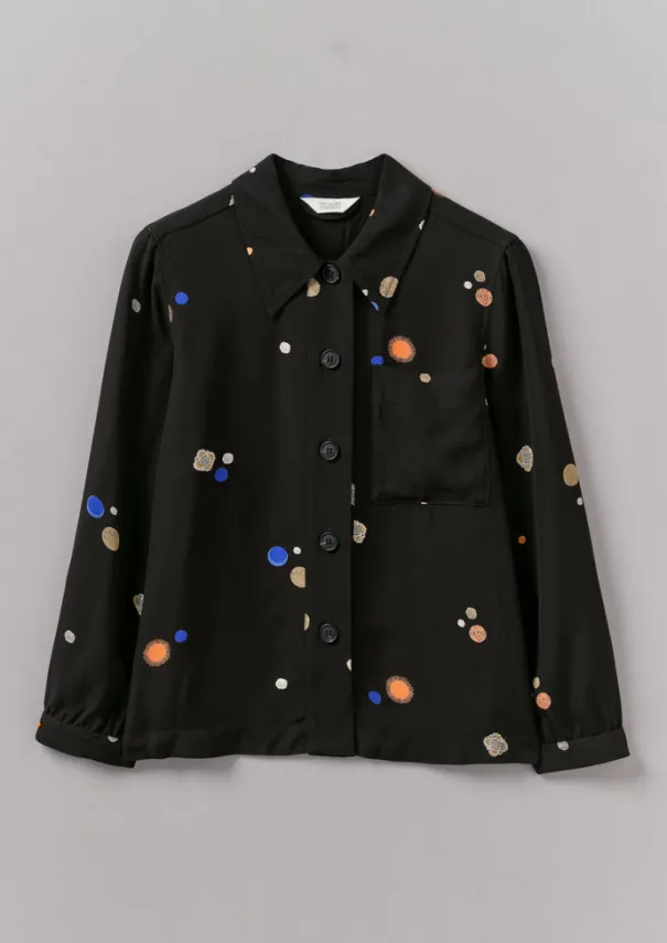 Hot Baya Cosmic Dot Print Shirt Women Shirts|Tops & Tees