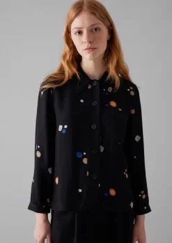 Hot Baya Cosmic Dot Print Shirt Women Shirts|Tops & Tees