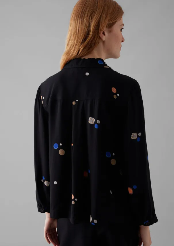 Hot Baya Cosmic Dot Print Shirt Women Shirts|Tops & Tees