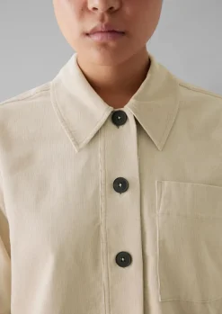 Clearance Baya Patch Pocket Organic Cord Shirt Women Cord|Workwear