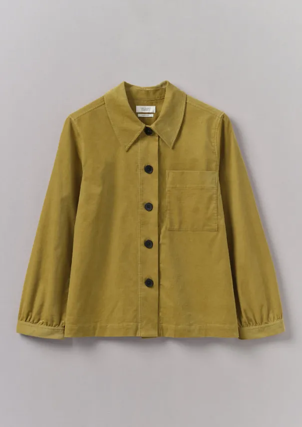 Hot Baya Patch Pocket Organic Cord Shirt Women Cord|Workwear