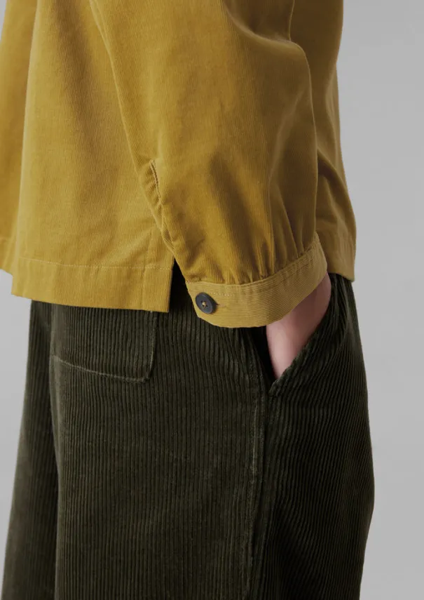 Hot Baya Patch Pocket Organic Cord Shirt Women Cord|Workwear