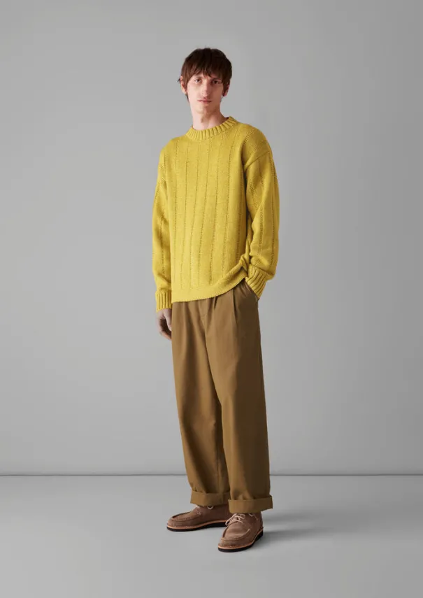 Online Bill Cotton Wide Leg Trousers Trousers