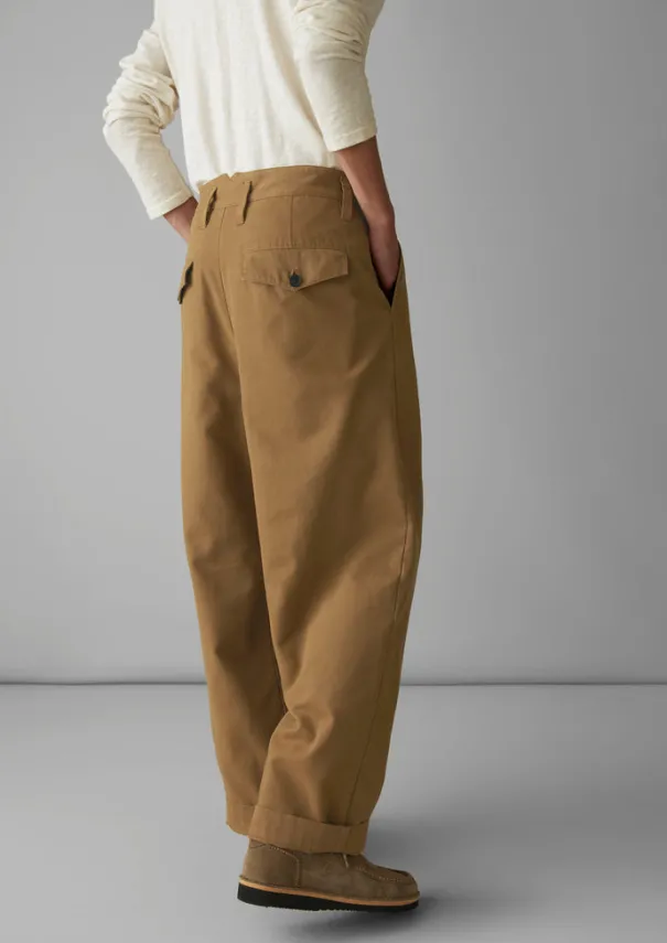 Online Bill Cotton Wide Leg Trousers Trousers