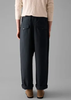 New Bill Cotton Wide Leg Trousers Trousers