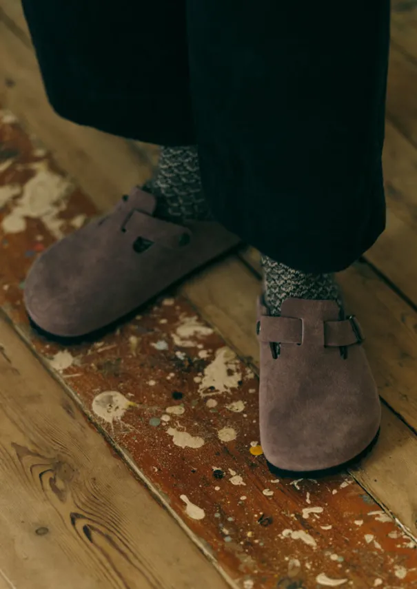 Hot Birkenstock Boston Suede Clogs Women Shoes|Slippers