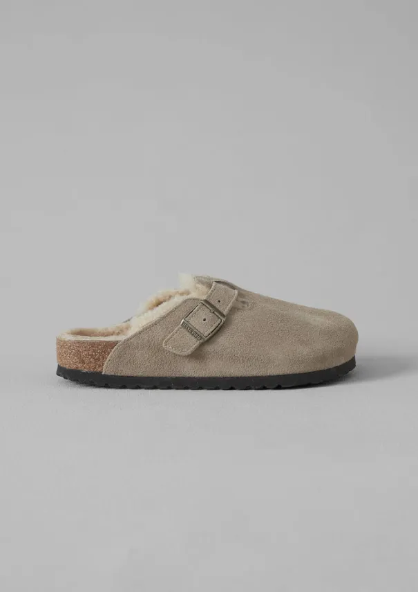 Sale Birkenstock Boston Suede Shearling Clogs Women Slippers|Nightwear