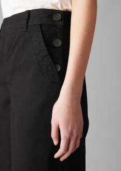 Best Denim Side Button Trousers Women Denim|Jeans