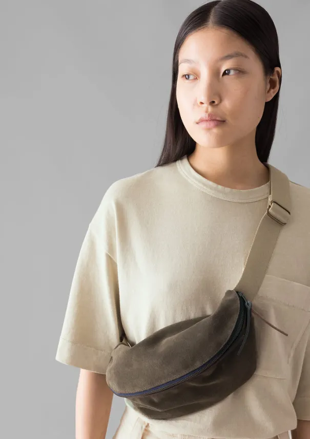 Bleu De Chauffe Suede Cross Body Bag Women Bags & Belts