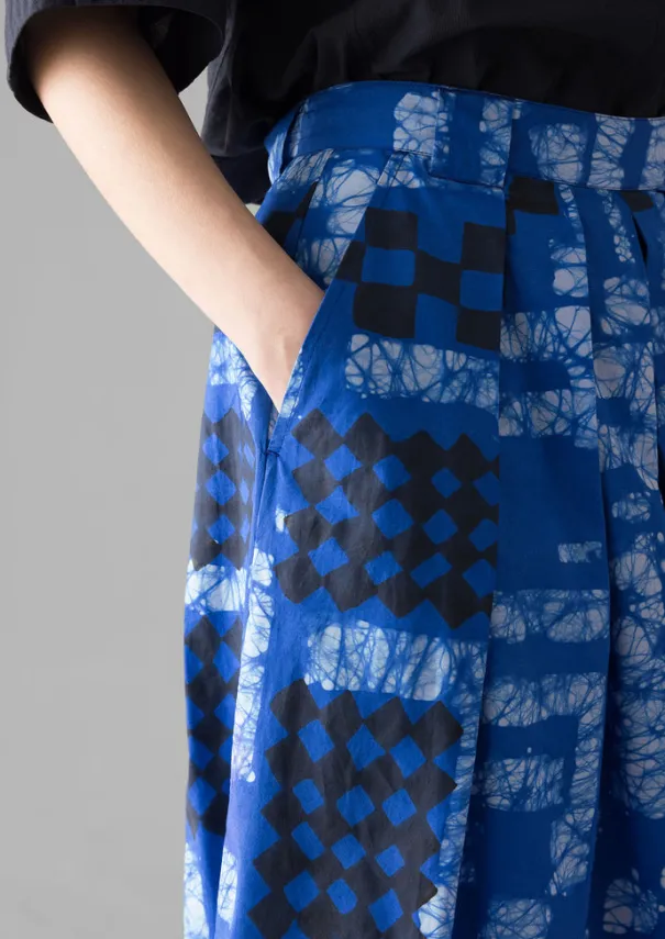 New Block Print Batik Cotton Culottes Women Skirts|Trousers