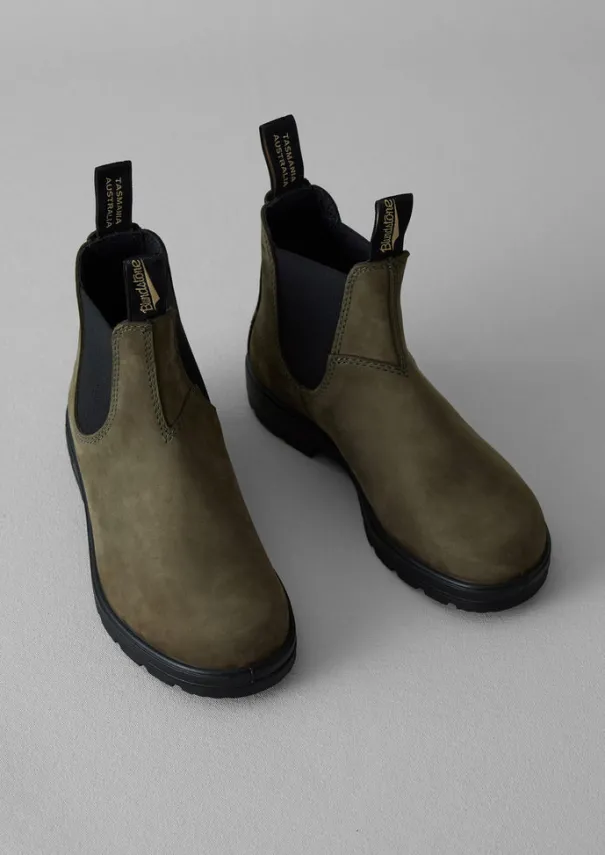 Discount Blundstone Nubuck Chelsea Boots Women Boots