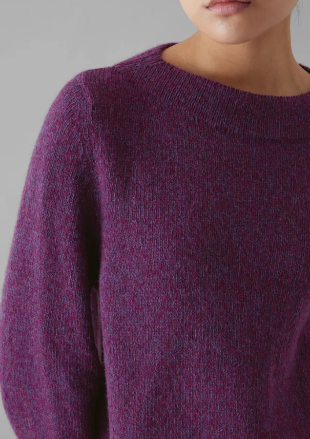 Sale Boat Neck Wool Sweater Women Knitwear