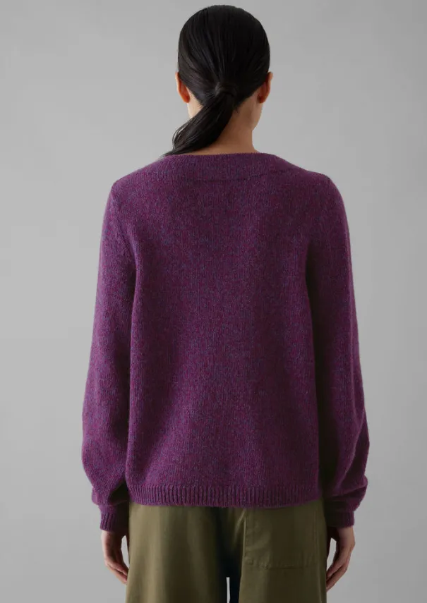 Sale Boat Neck Wool Sweater Women Knitwear