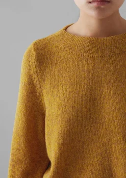 Hot Boat Neck Wool Sweater Women Knitwear