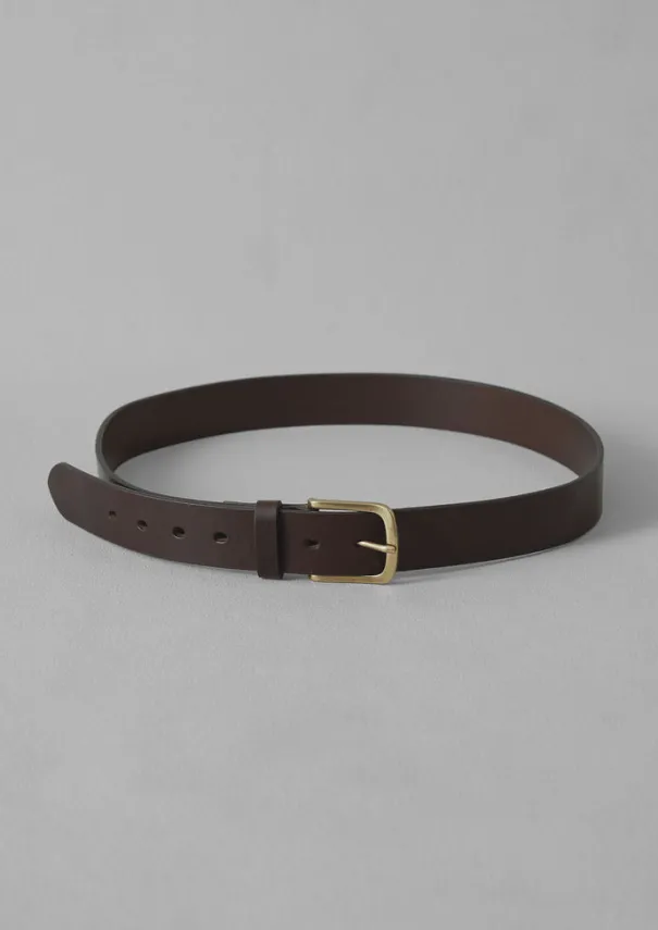 New Brass Buckle Leather Belt Bags & Belts