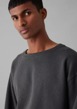 Hot Brushed Cotton Hemp Wide Neck Sweater Loungewear|Tops & Tees