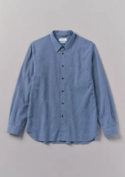 Chambray Cotton Linen Shirt Linen|Workwear