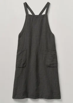 Clearance Check Linen Crossback Pinafore Apron Aprons & Tea Towels