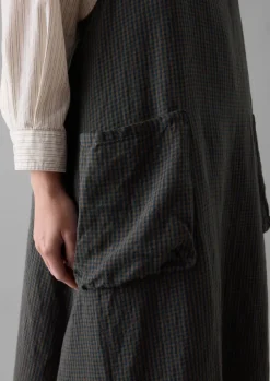 Clearance Check Linen Crossback Pinafore Apron Aprons & Tea Towels