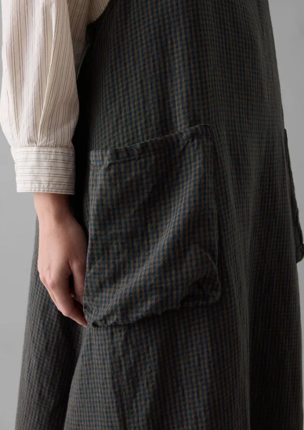Clearance Check Linen Crossback Pinafore Apron Aprons & Tea Towels