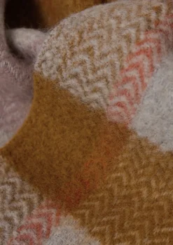 Clearance Chevron Check Wool Blanket Textiles|Blankets & Throws