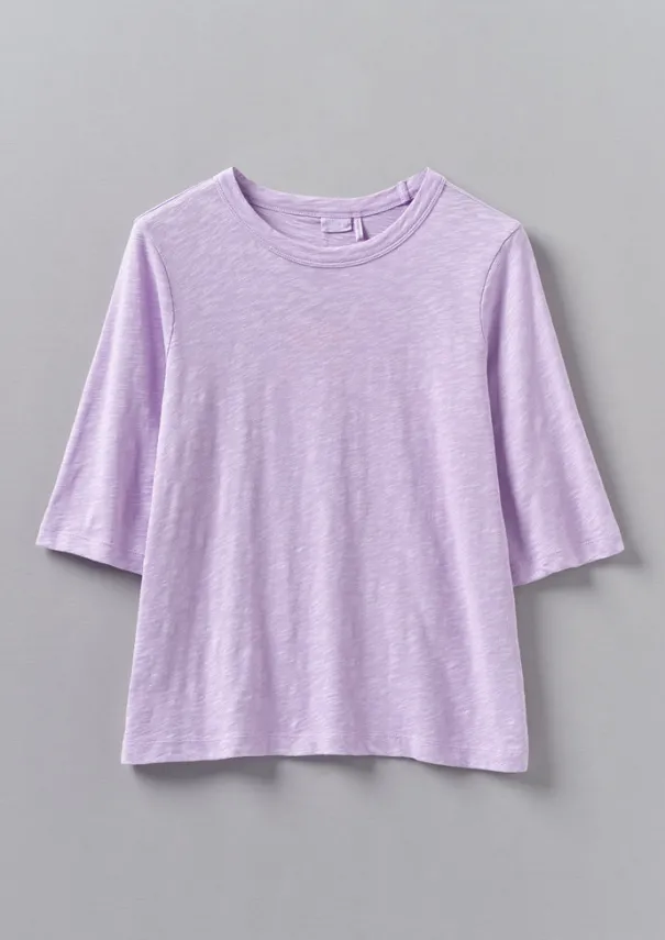New Cleo Garment Dyed Organic Cotton Tee Women Jersey|Tops & Tees